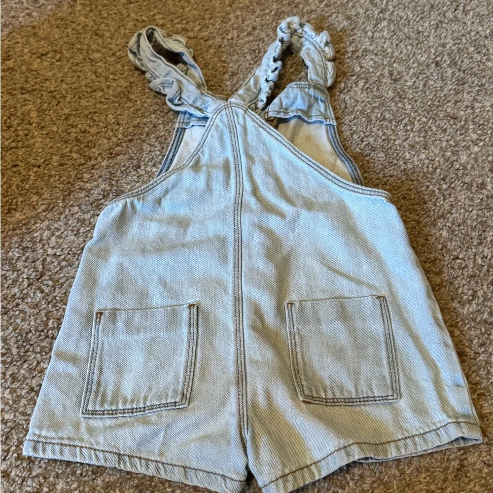 Zara Light Blue Kids Overalls - Picture 2 of 5